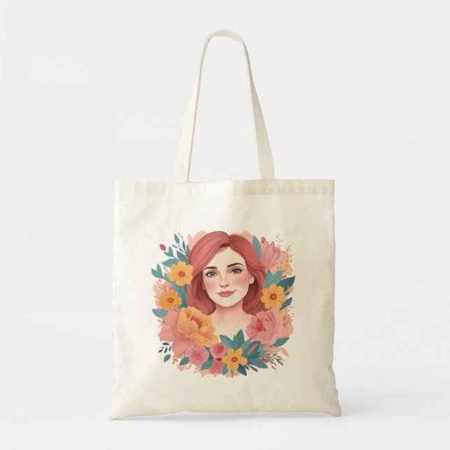 Tote Bag Illustrateur de la Fête des mères (Devant)