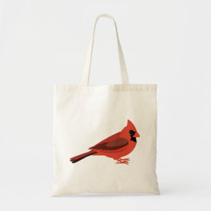 Tote Bag Illustration Cardinal mignonne