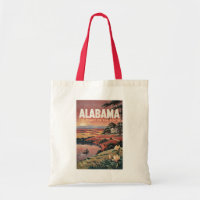 Illustration de bateau sur la rivière Alabama Art
