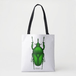 Tote Bag Illustration de bug Mecynorhina torquata