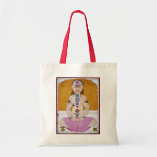Tote Bag Illustration de Chakra Yoga pour la méditation