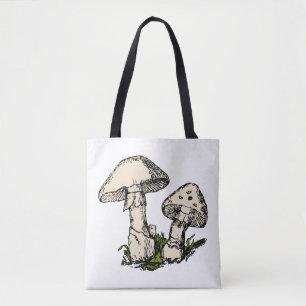 Tote Bag Illustration de champignon
