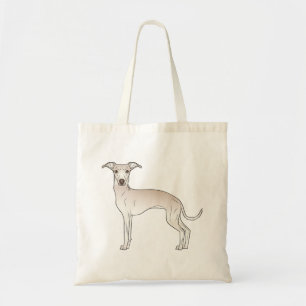 Tote Bag Illustration de chien de bande dessinée Greyhound