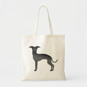 Tote Bag Illustration de chien de dessin animé Lévrier Ital