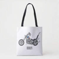 Illustration de Chopper Motorcycle 1950