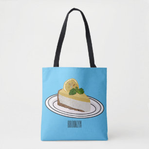 Tote Bag Illustration de citron cheesecake