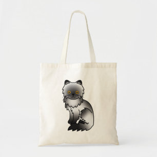 Tote Bag Illustration de dessin animé de chat persan à mant