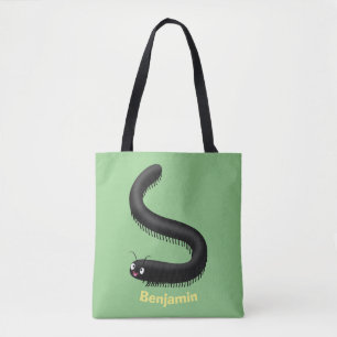 Tote Bag Illustration de dessin mignon millipede