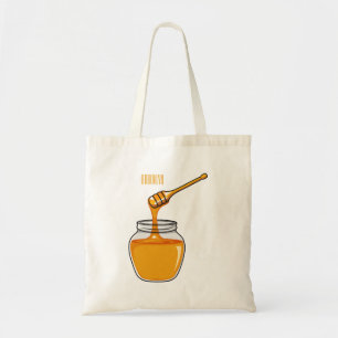 Tote Bag Illustration de dessin sur le miel