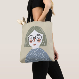Tote Bag Illustration de fille