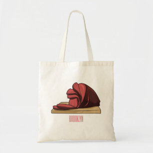 Tote Bag Illustration de jambon