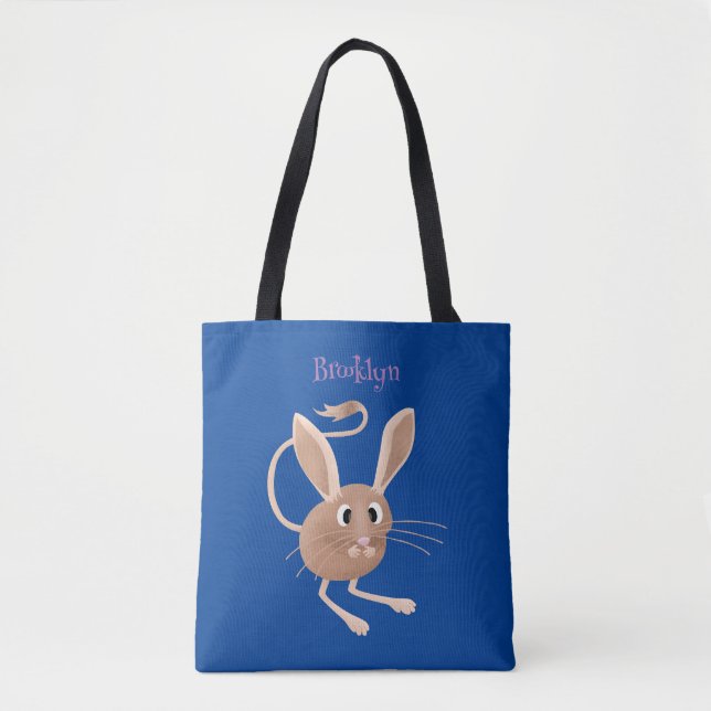 Tote Bag Illustration de jerboa aux longues oreilles (Devant)