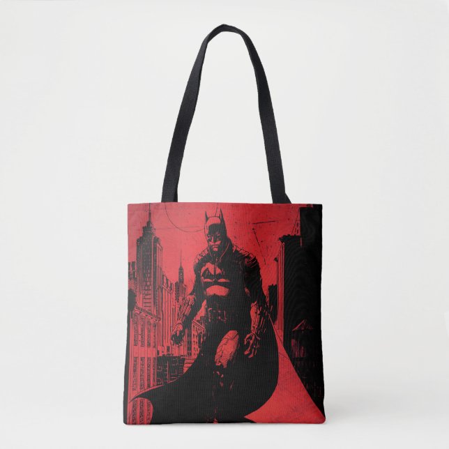 Tote Bag Illustration de la bande dessinée de Batman (Devant)