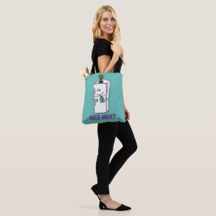 Tote Bag Illustration de la caricature du réfrigérateur de 