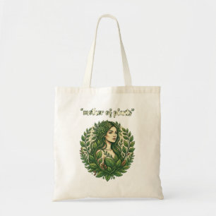 Tote Bag Illustration de la déesse Cottagecore, mère des pl