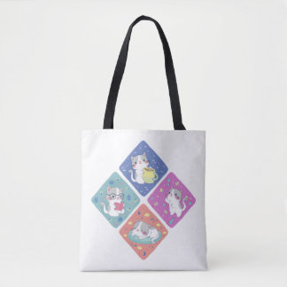 Tote Bag Illustration de la journée bouillonnante de Cute K