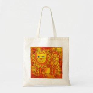 Tote Bag Illustration de l'aquarelle du lion à motifs