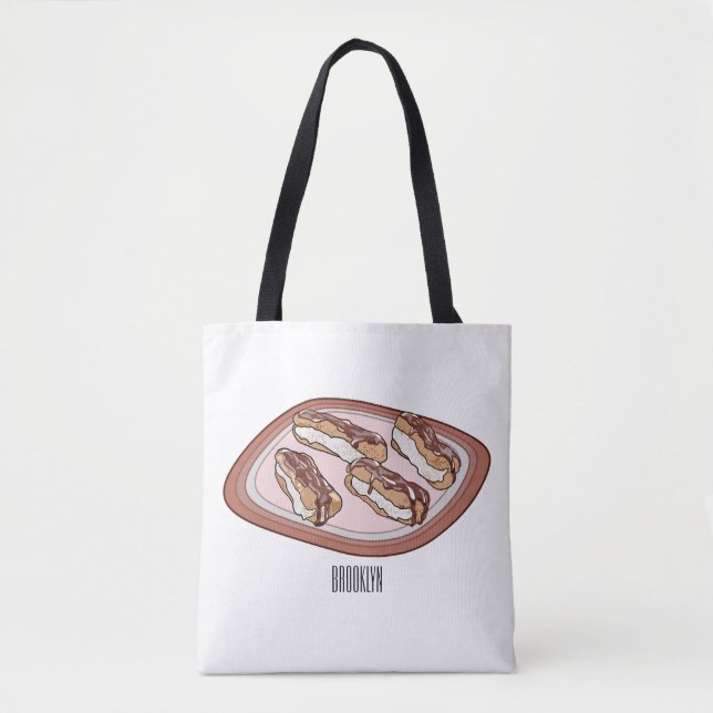 Tote Bag Illustration de l'éclair de chocolat (Devant)