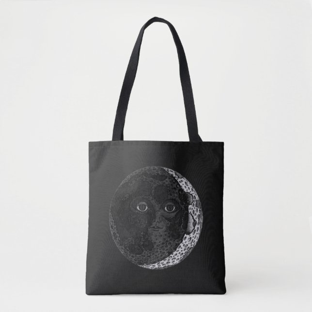 Tote Bag Illustration de l'encre tirée à la main sur la fac (Devant)