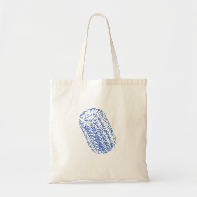 Tote Bag Illustration de maïs doux - Art végétarien frais d (Devant)