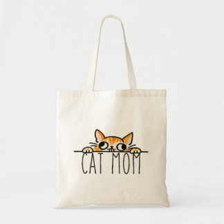 Tote Bag Illustration de maman de chat amoureuse de chats