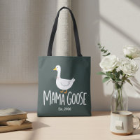 Illustration de maman oie minimaliste mignonne