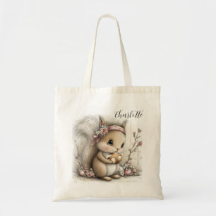 Tote Bag Illustration de mignon écureuil de Pâques