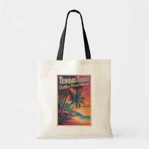 Tote Bag Illustration de paysage de Trinité-et-Tobago Voyag