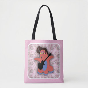 Tote Bag Illustration de personnage de dessin animé mignon 