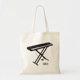 Tote Bag Illustration de piano clavier