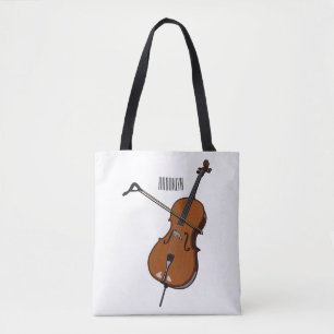 Tote Bag Illustration de violoncelle