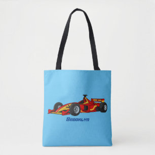 Tote Bag Illustration de voitures de course à grande vitess