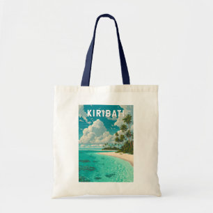 Tote Bag Illustration de voyage vintage Kiribati