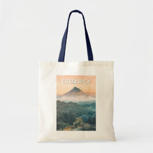 Tote Bag Illustration de voyage vintage sur le Costa Rica