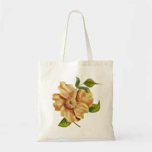 Tote Bag Illustration des fleurs jaunes