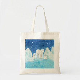 Tote Bag Illustration des ours polaires