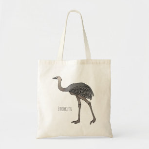 Tote Bag Illustration d'oiseau de rhée