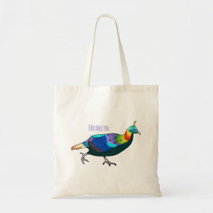 Tote Bag Illustration d'oiseau monal himalayen