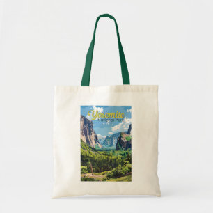 Tote Bag Illustration du parc national Yosemite Art de voya