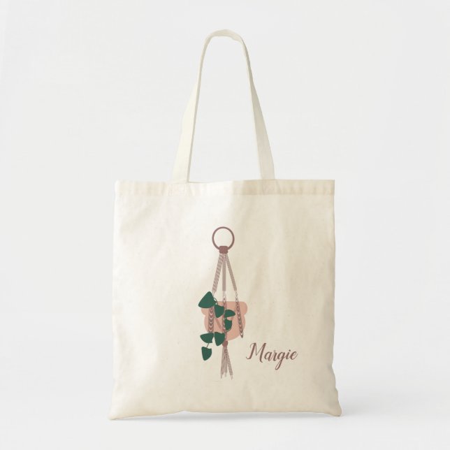 Tote Bag Illustration du Plante tropical de la jungle (Devant)