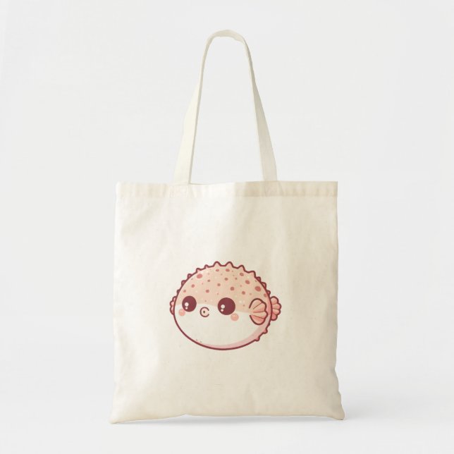 Tote Bag Illustration du poisson-brouillard mou (Devant)