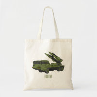 Illustration d'un camion de missiles militaires