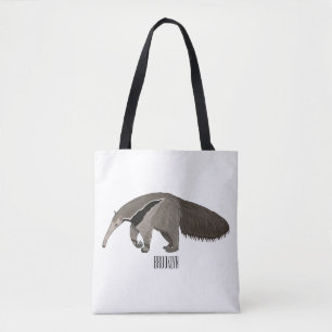 Tote Bag Illustration d'un dessin animé d'Anteater