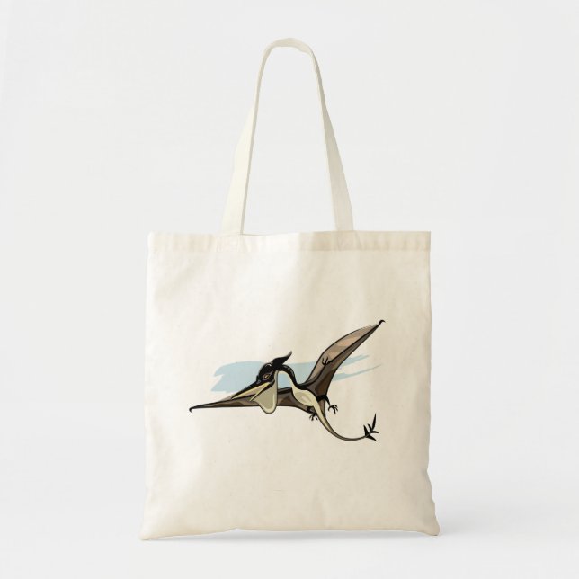 Tote Bag Illustration D'Un Pteranodon Dinosaure. (Devant)