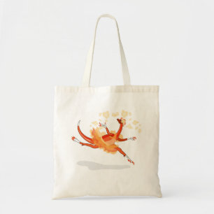 Tote Bag Illustration D'Un Raptor Danseur Ballerina. 2
