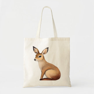 Tote Bag Illustration gracieuse - Charme boisé moderne
