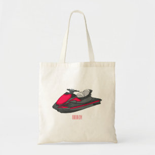 Tote Bag Illustration Jet ski