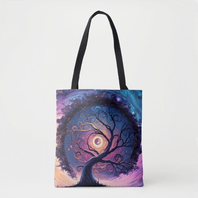 Tote Bag Illustration magique après minuit (Devant)