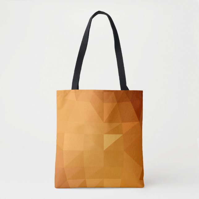 Tote Bag Illustration polygonale orange pâle, composée (Devant)