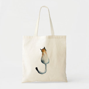 Tote Bag Illustration Tabby noir et brun